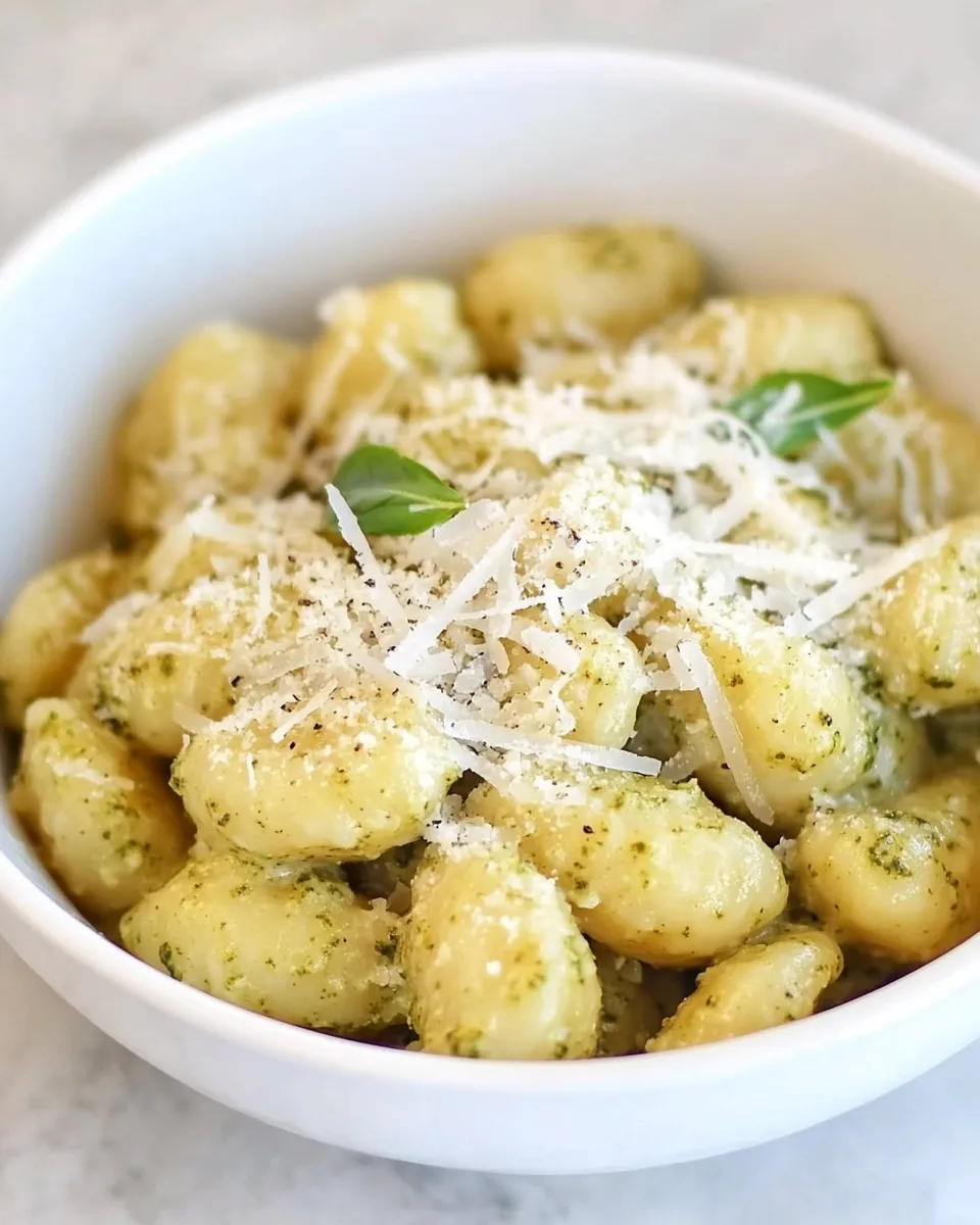 Classic Creamy Pesto Gnocchi image