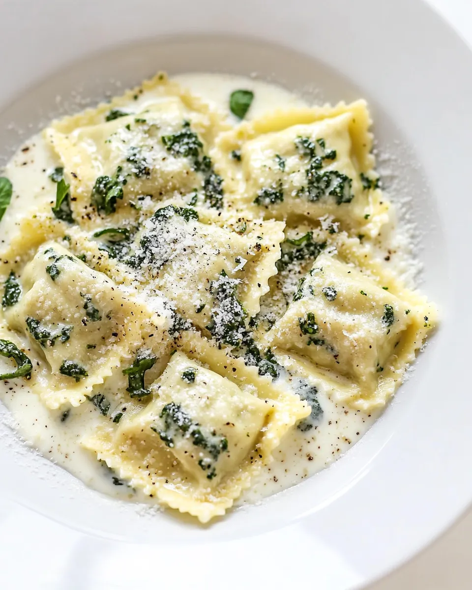 Classic Creamy Pesto Ravioli image