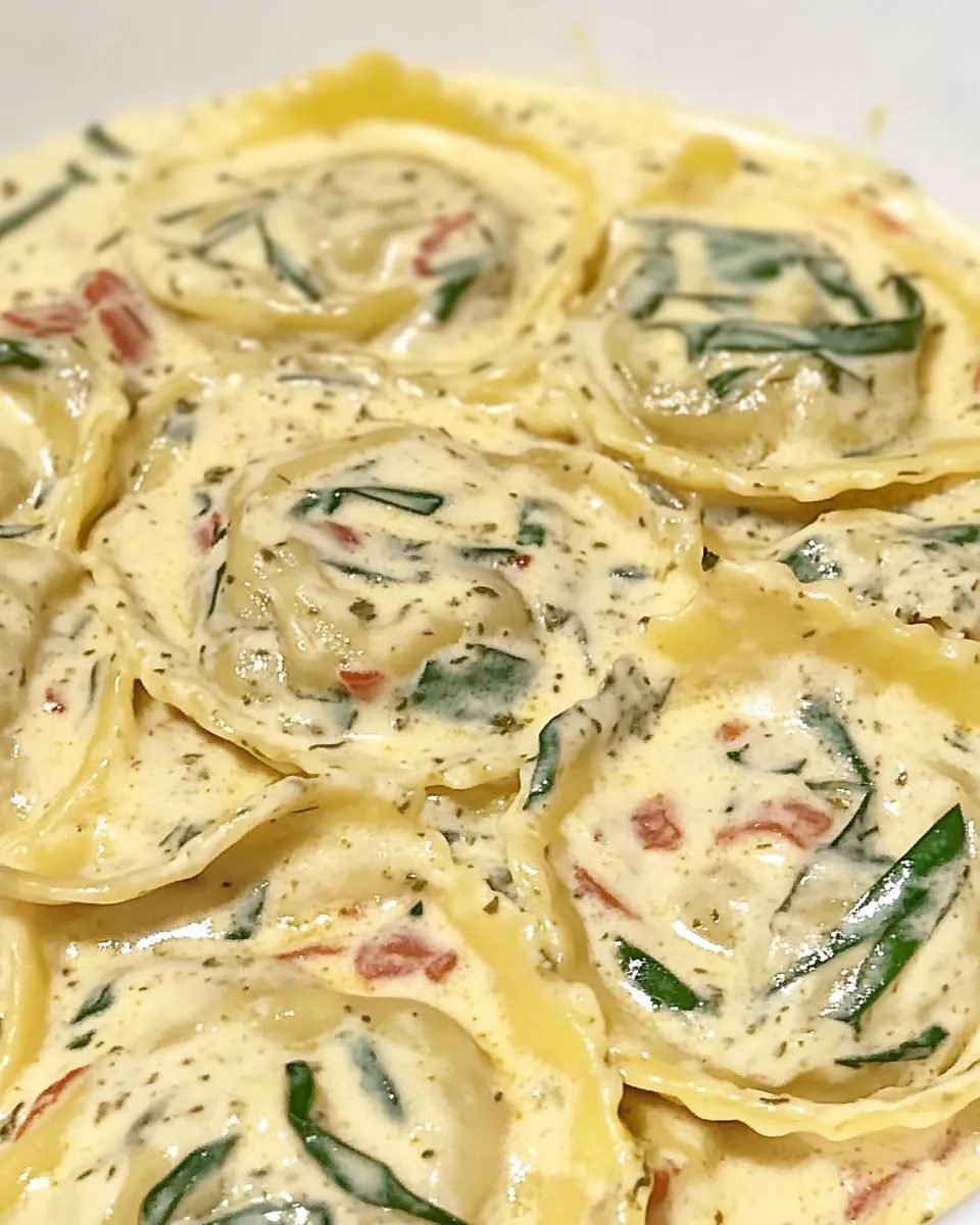 Easy Creamy Ravioli recipe photo