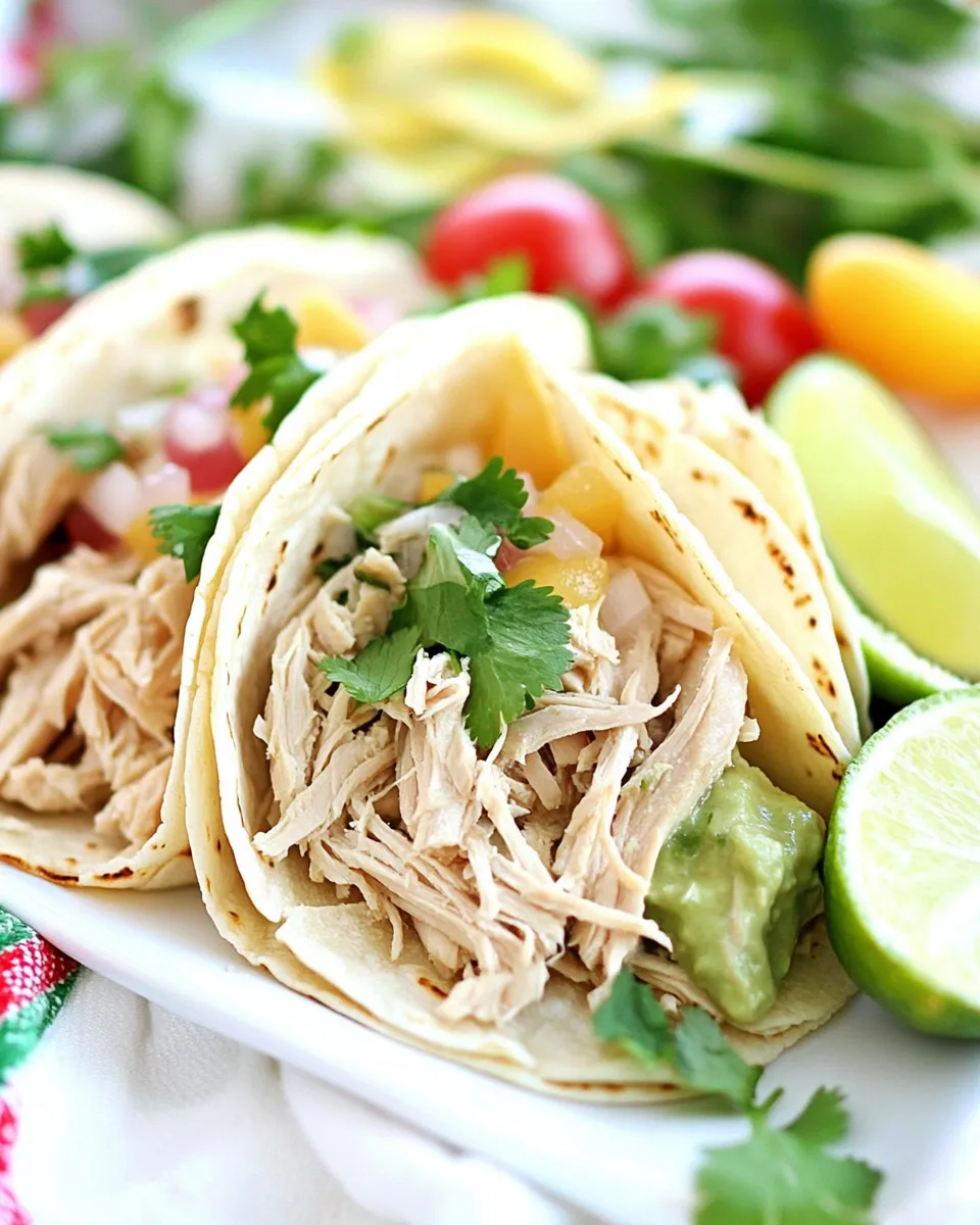Classic Creamy Slow Cooker Chicken Tacos image
