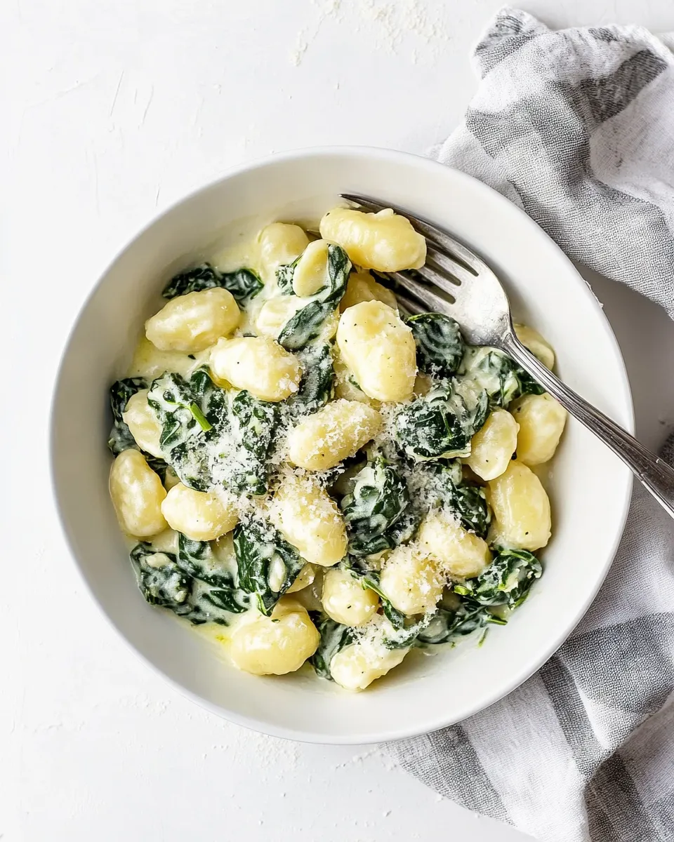 Classic Creamy Spinach Gnocchi image