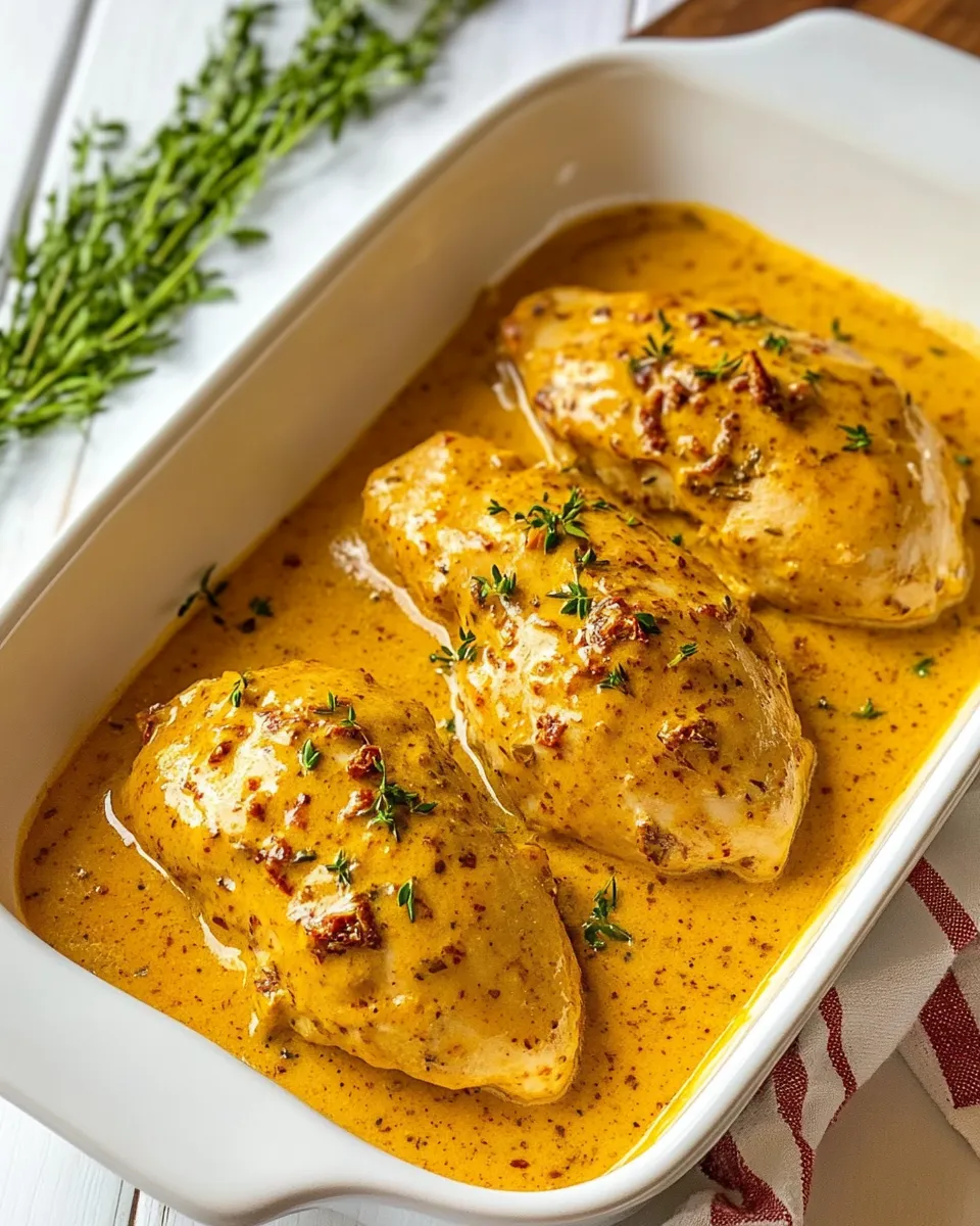 Delicious Creamy Sun-Dried Tomato Chicken image