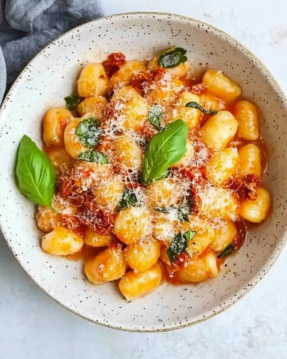 Delicious Creamy Sun-Dried Tomato Gnocchi image