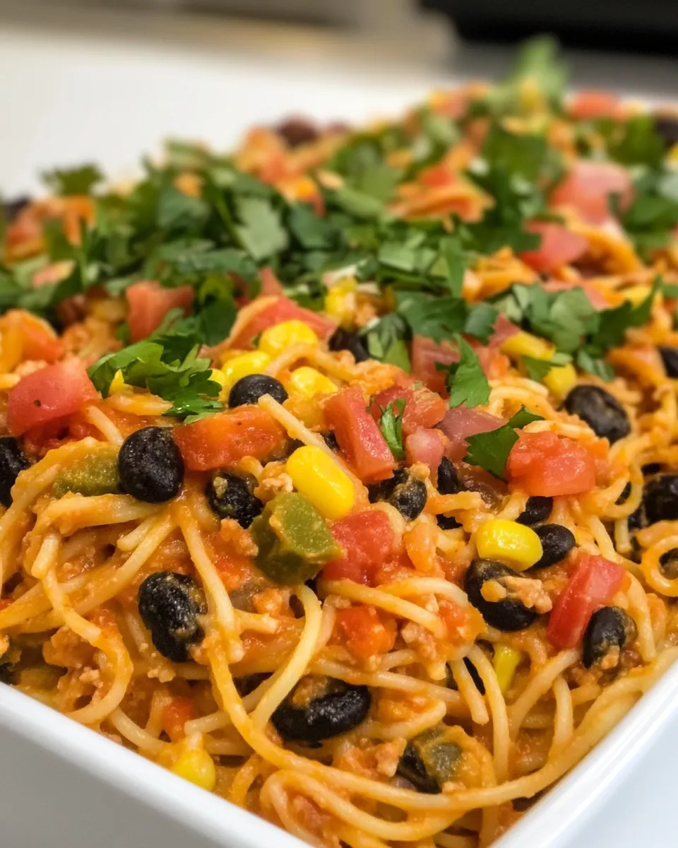 Homemade Creamy Taco Spaghetti photo