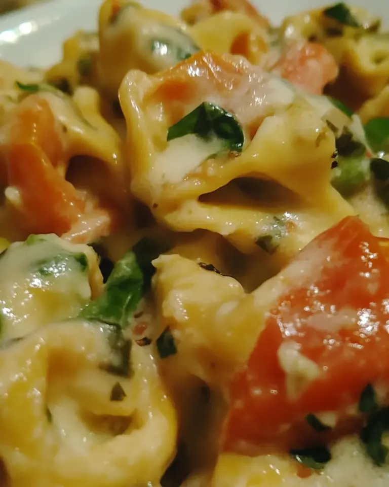 Homemade Creamy Tomato Tortellini photo