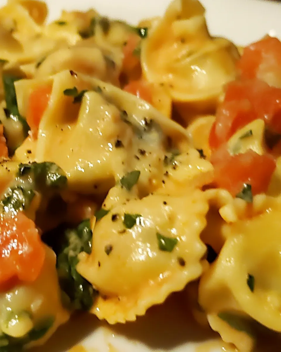 Classic Creamy Tomato Tortellini image