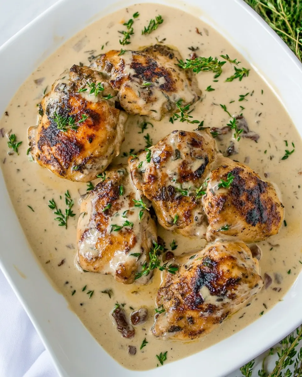 Easy Creamy Tuscan Chicken Recipe shot