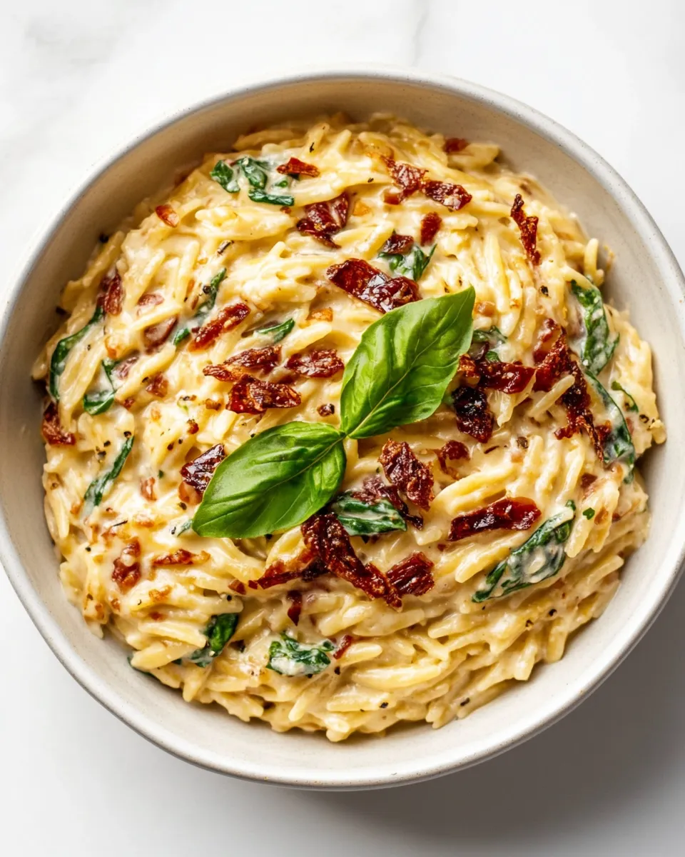 Classic Creamy Tuscan Orzo image