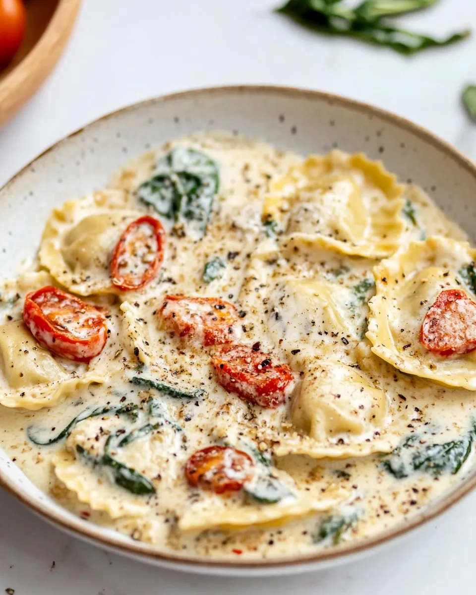 Classic Creamy Tuscan Ravioli image