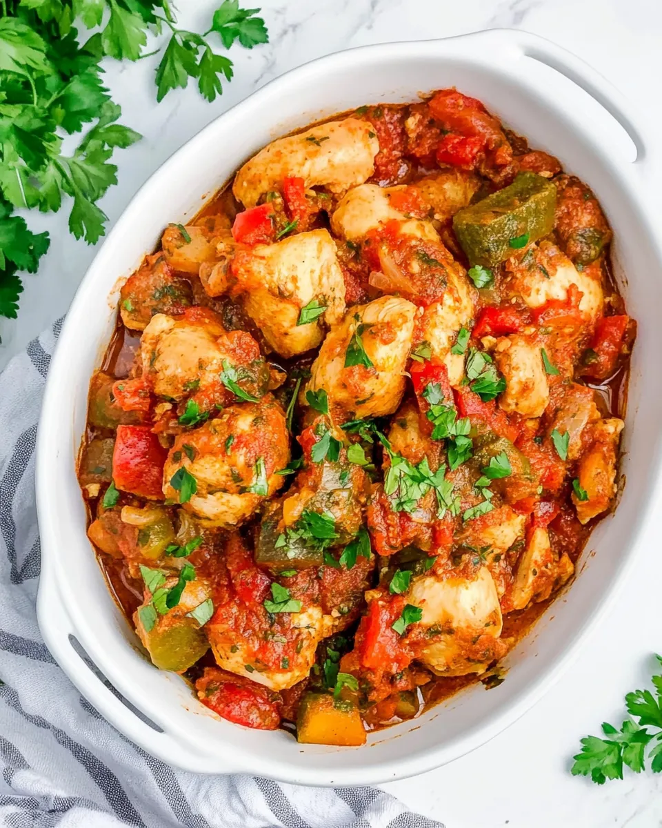 Classic Creole Chicken dish photo