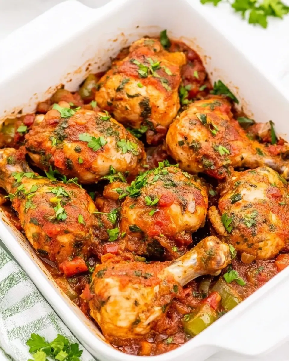 Easy Creole Chicken food shot