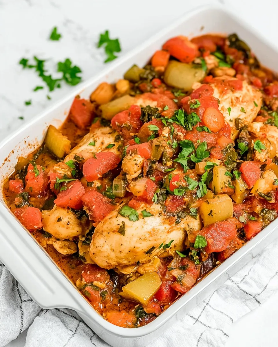 Delicious Creole Chicken plate image