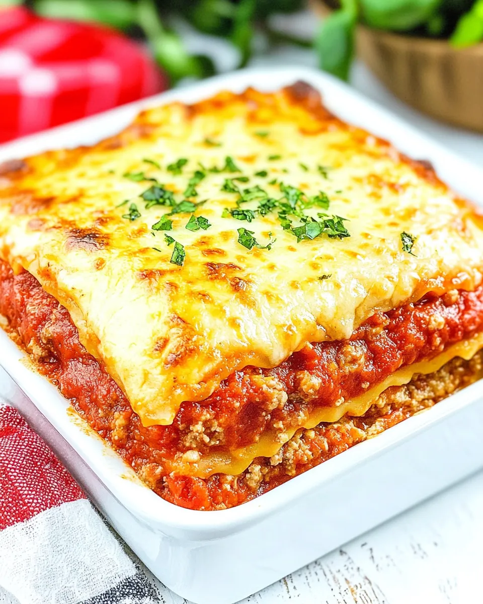 Easy Crescent Lasagna recipe photo