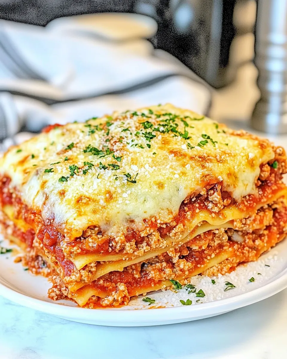 Delicious Crescent Lasagna shot