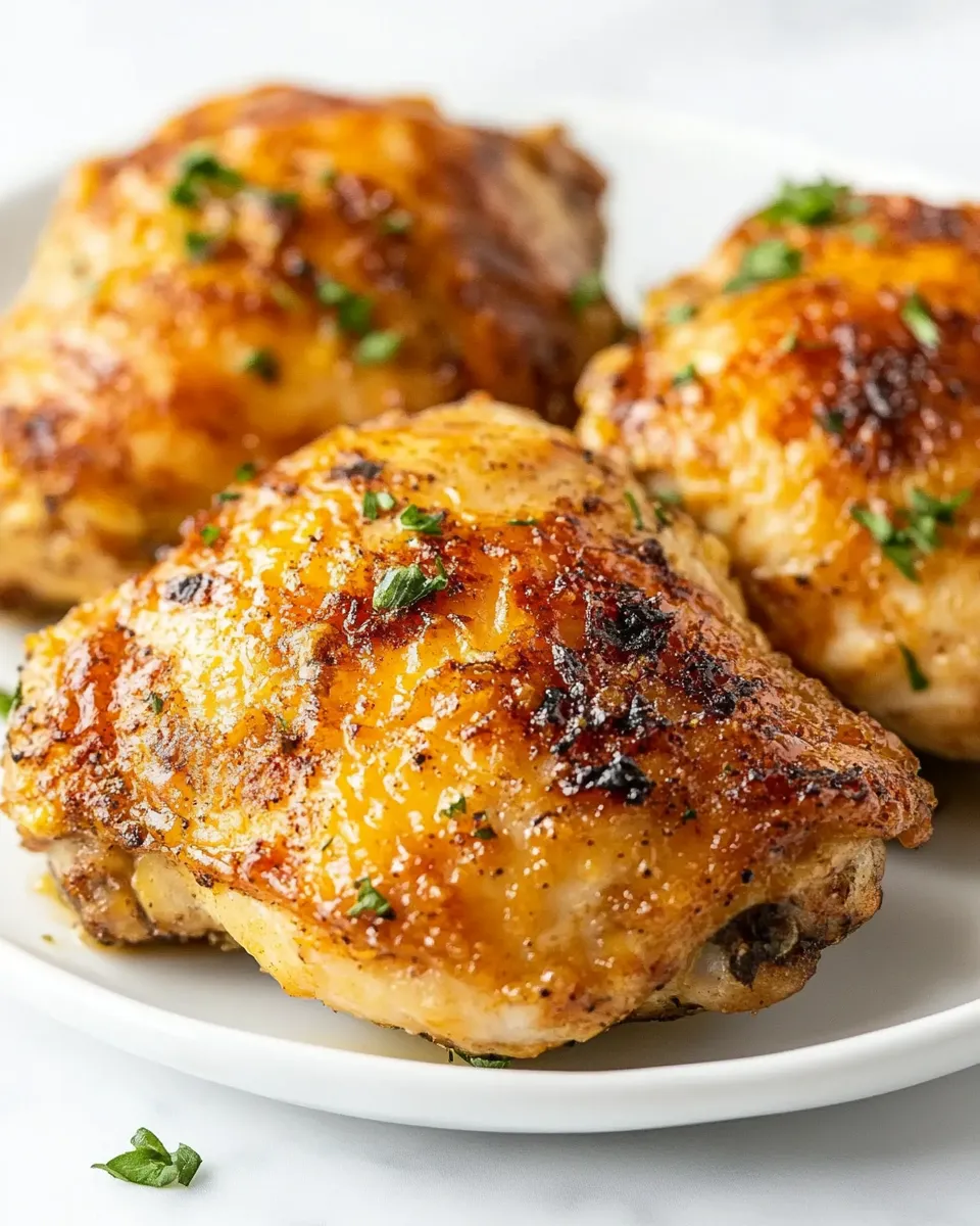 Homemade Crispy Air Fryer Chicken Thighs photo
