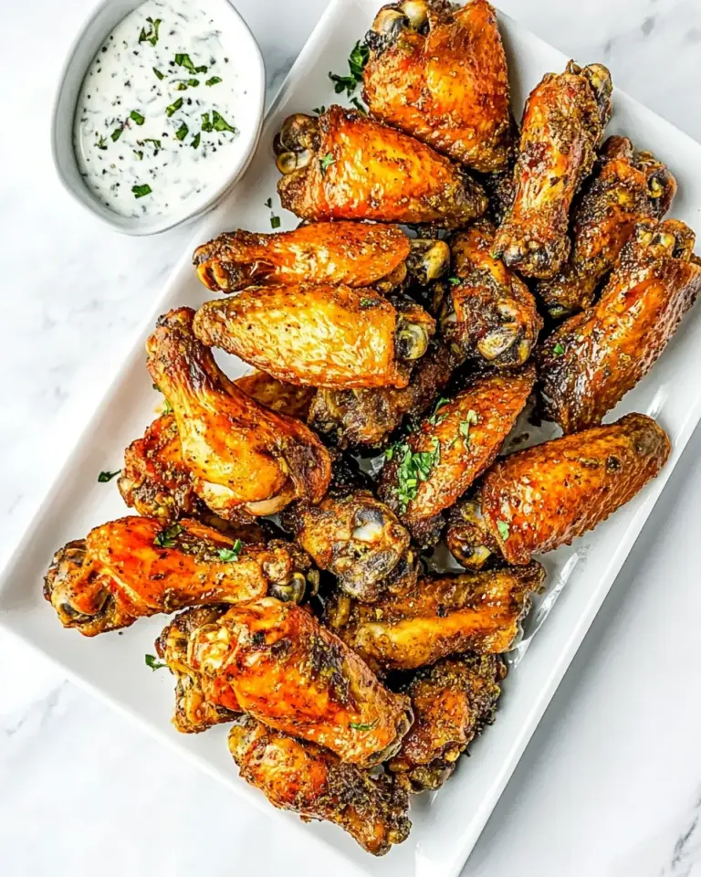 Easy Crispy Air Fryer Chicken Wings (3 Ways!) photo