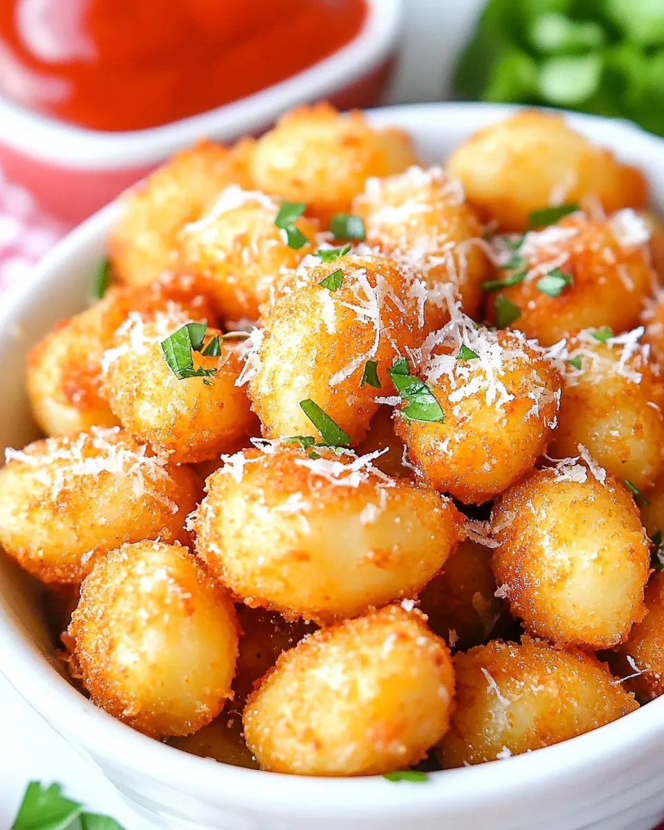 Delicious Crispy Air Fryer Gnocchi image