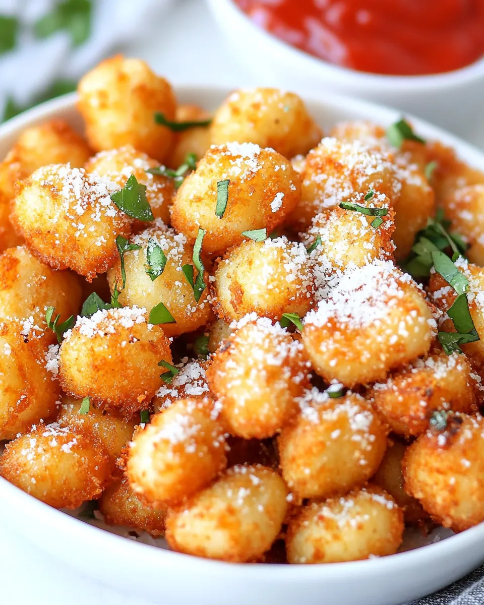 Homemade Crispy Air Fryer Gnocchi recipe photo