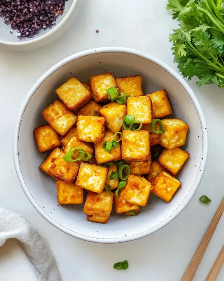 Homemade Crispy Air Fryer Tofu photo