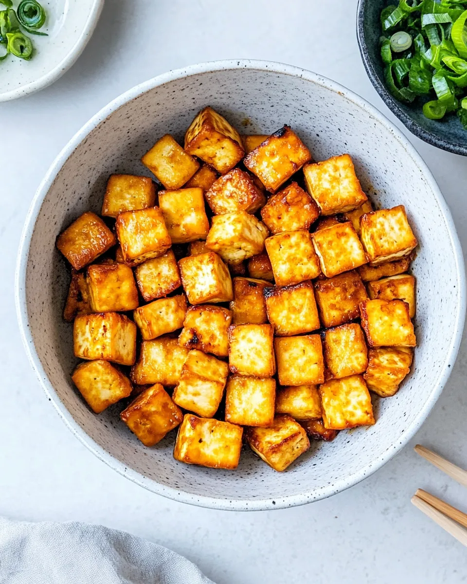 Delicious Crispy Air Fryer Tofu dish photo