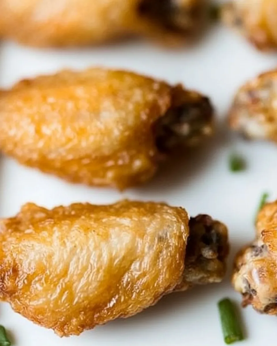 Classic Crispy Baked Chicken Wings (without Baking Powder) image