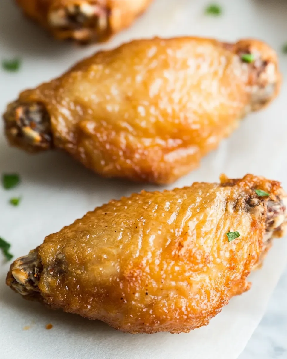 Delicious Crispy Baked Chicken Wings (without Baking Powder) dish photo