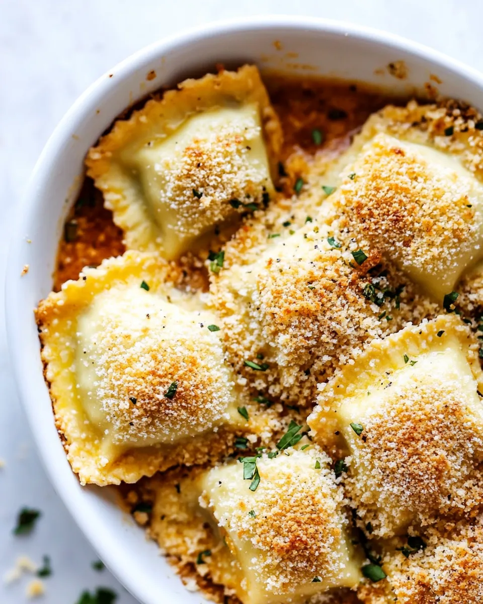 Classic Crispy Baked Parmesan Ravioli image