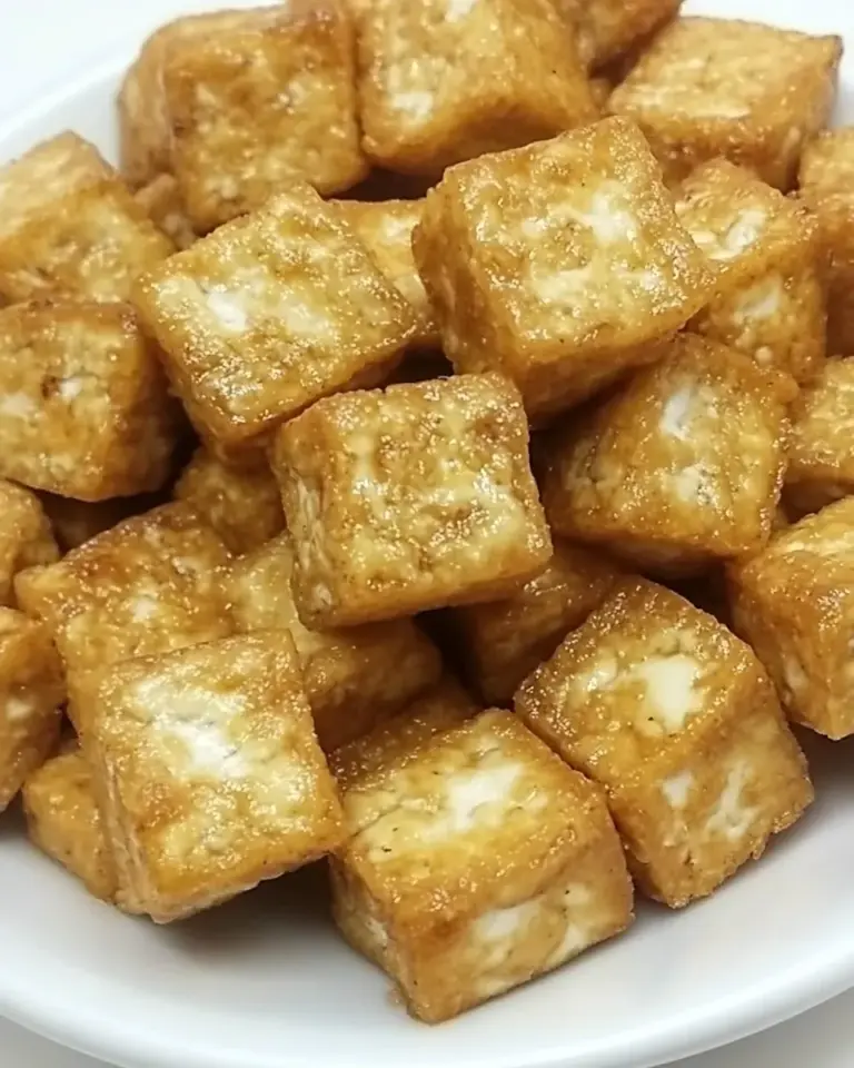 Homemade Crispy Baked Tofu (Oil-Free!) photo