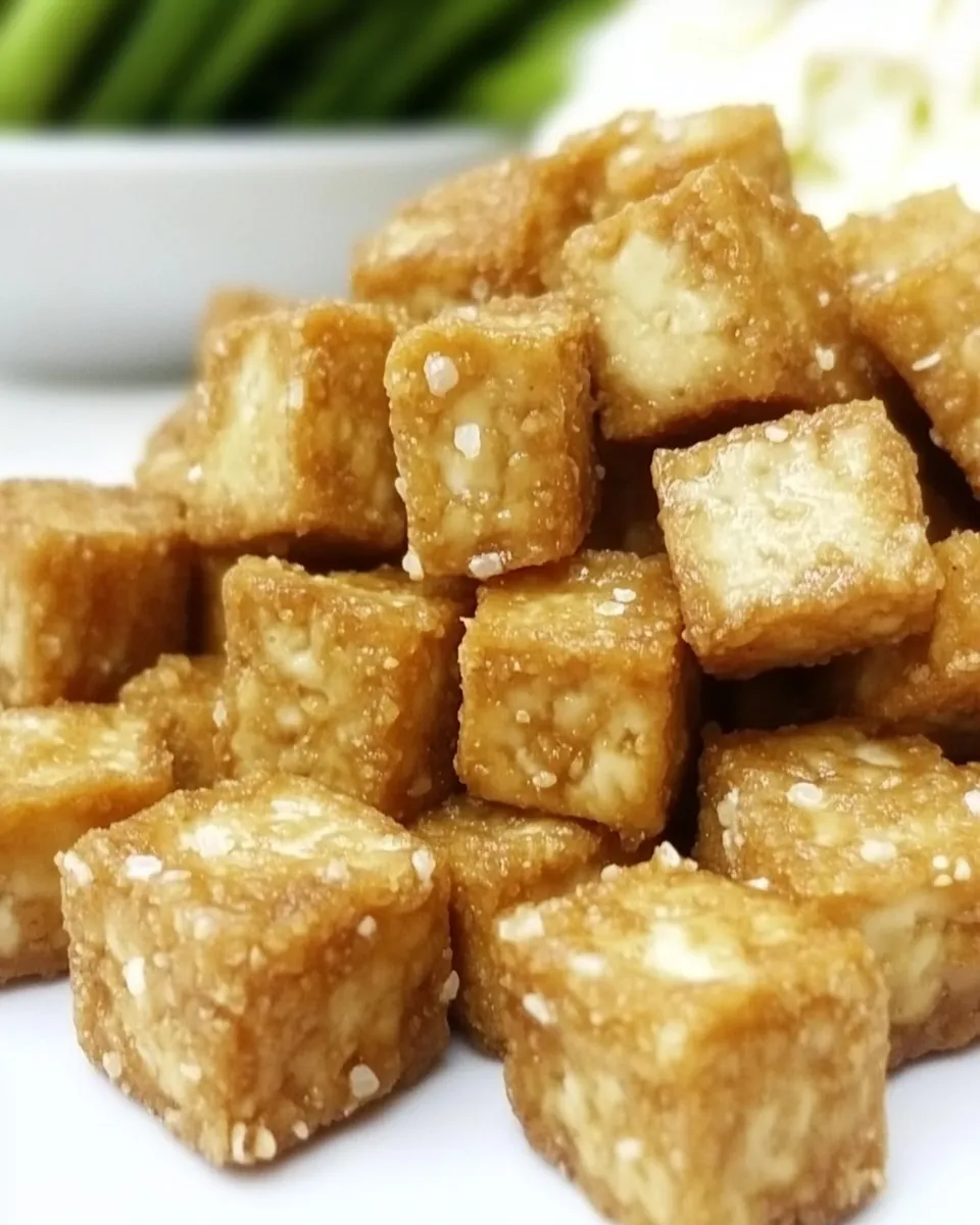 Easy Crispy Baked Tofu (Oil-Free!) dish photo