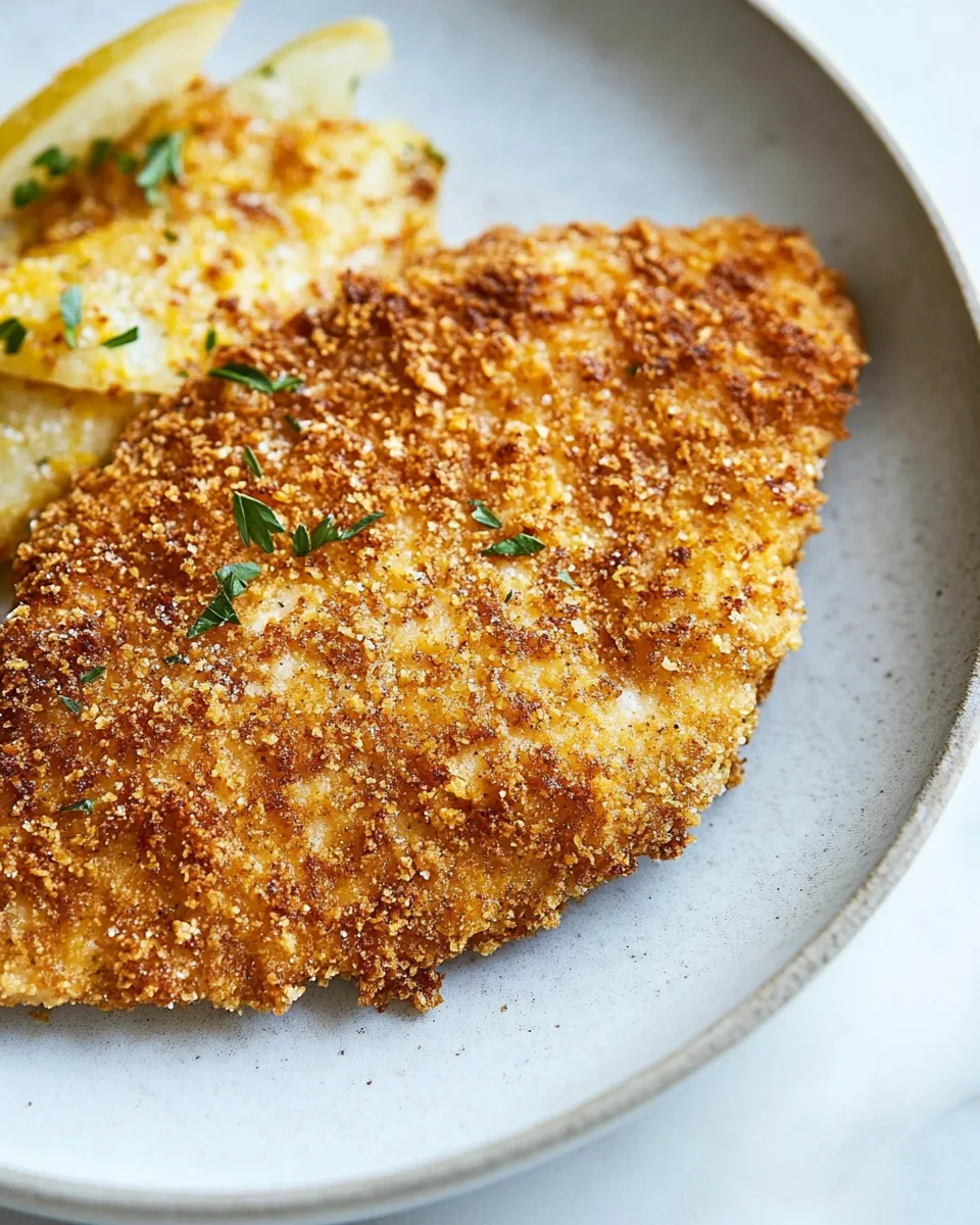Classic Crispy Breaded Chicken in the Air Fryer image