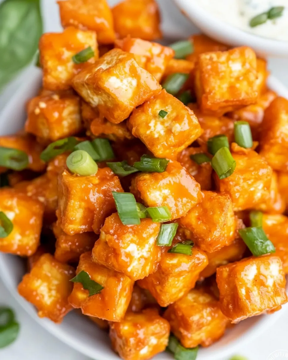 Delicious Crispy Buffalo Tofu Recipe dish photo