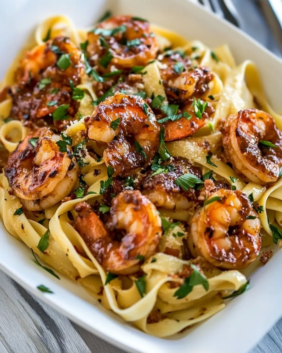 Best Crispy Cajun Shrimp Fettuccine shot
