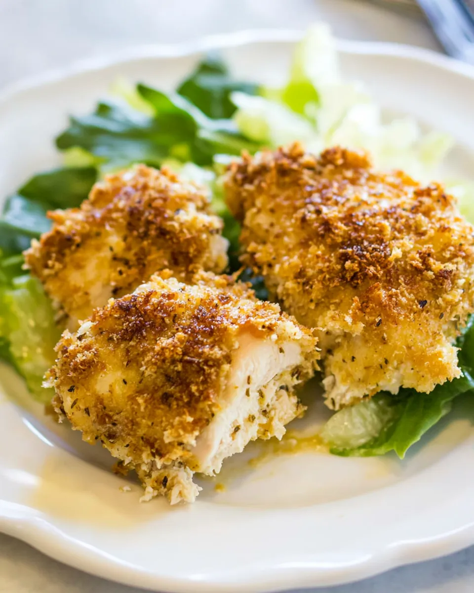 Easy Crispy Chicken Caesar Thighs recipe photo