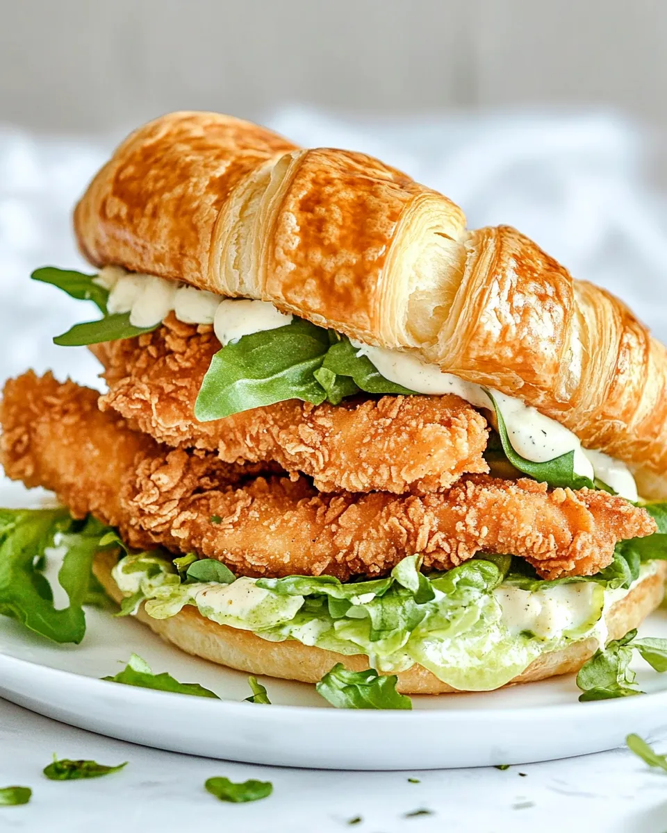 Classic Crispy Chicken Croissant Sandwich image