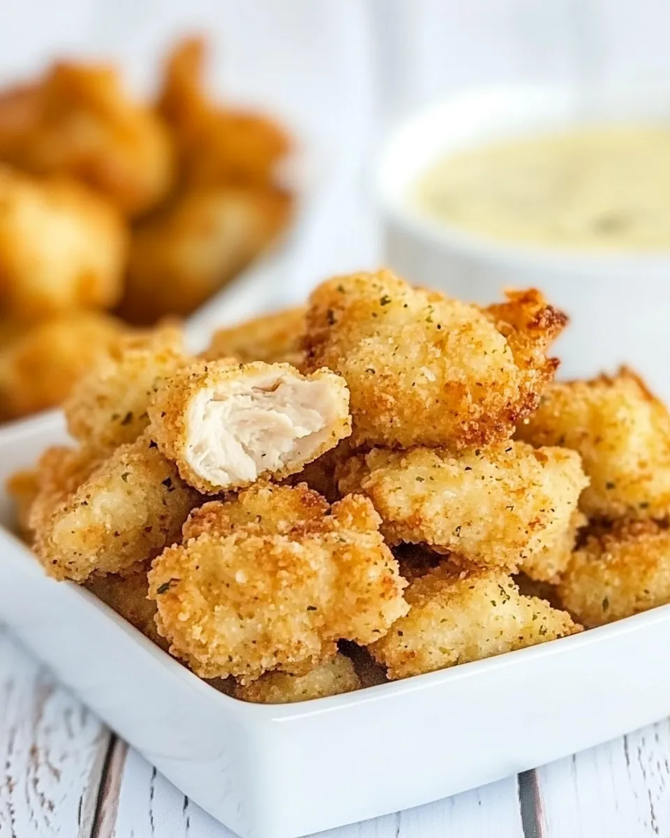 Easy Crispy Chicken Nuggets Recipe shot
