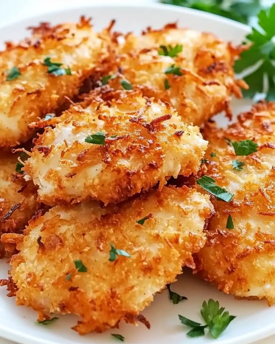 Homemade Crispy Coconut Chicken photo