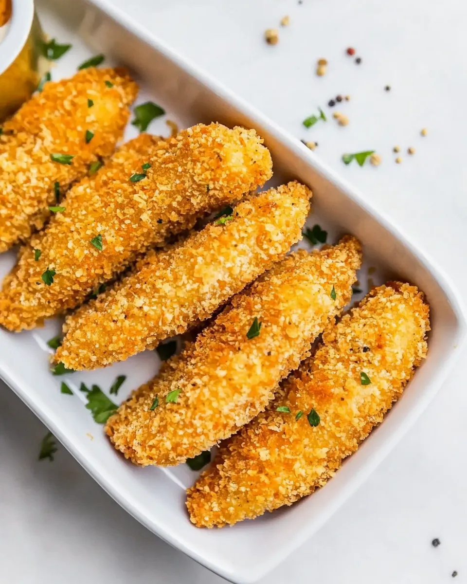 Classic Crispy Oven Fried Chicken Tenders image