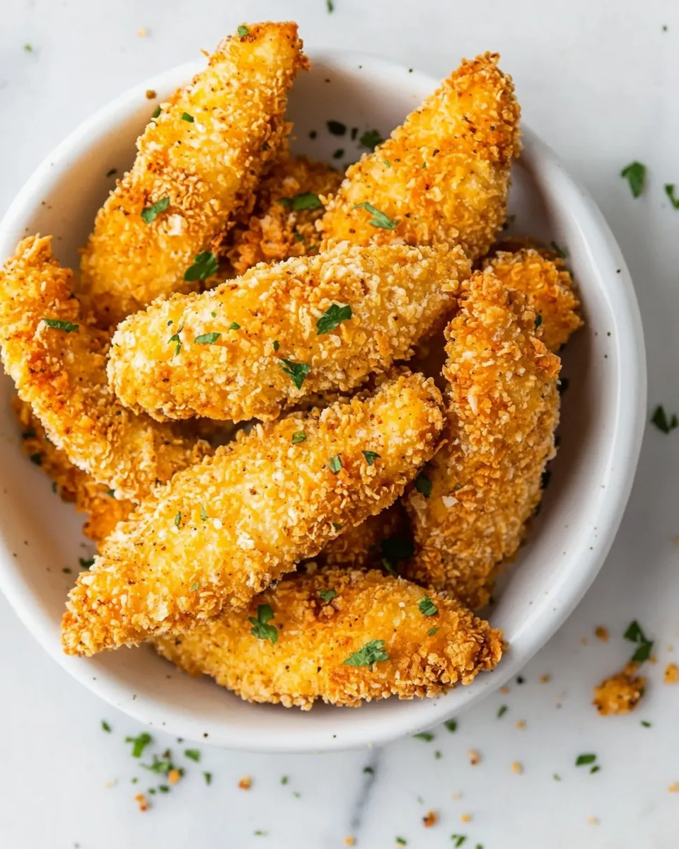 Easy Crispy Oven Fried Chicken Tenders recipe photo