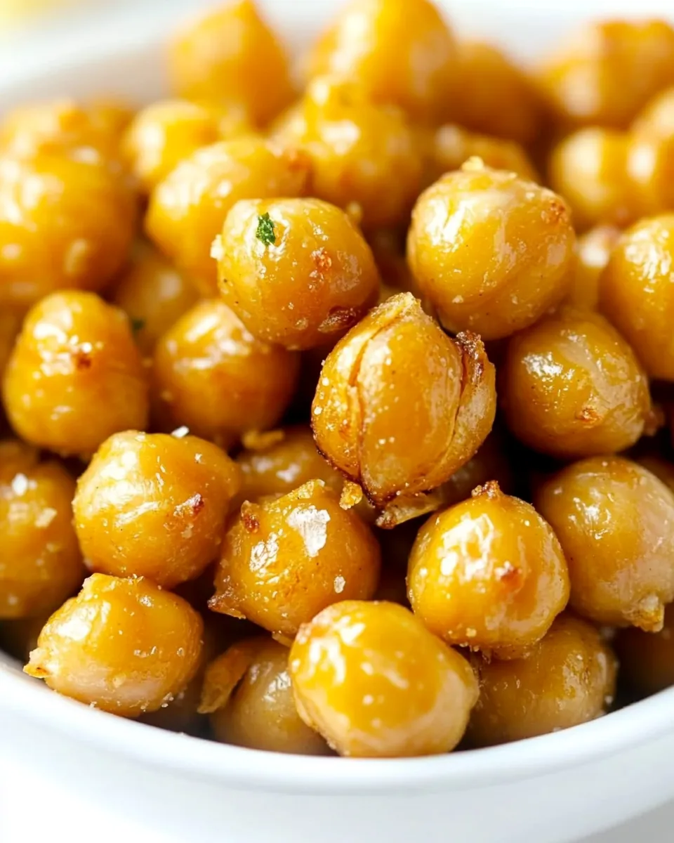 Homemade Crispy Roasted Chickpeas (Garbanzo Beans) recipe photo