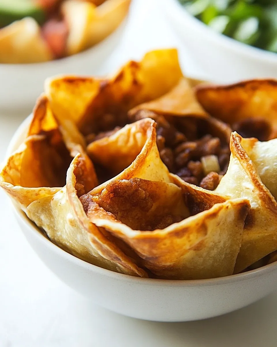 Easy Crispy Taco Salad Shells image