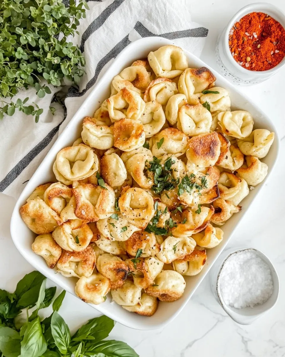 Delicious Crispy Toasted Tortellini image