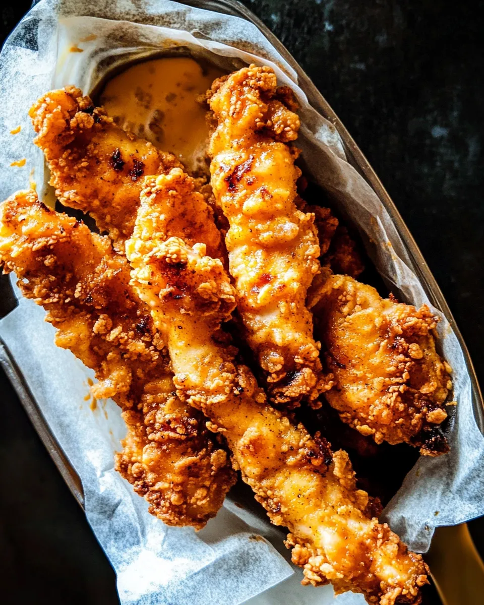 Classic Crispy Turmeric Chicken Tenders. dish photo