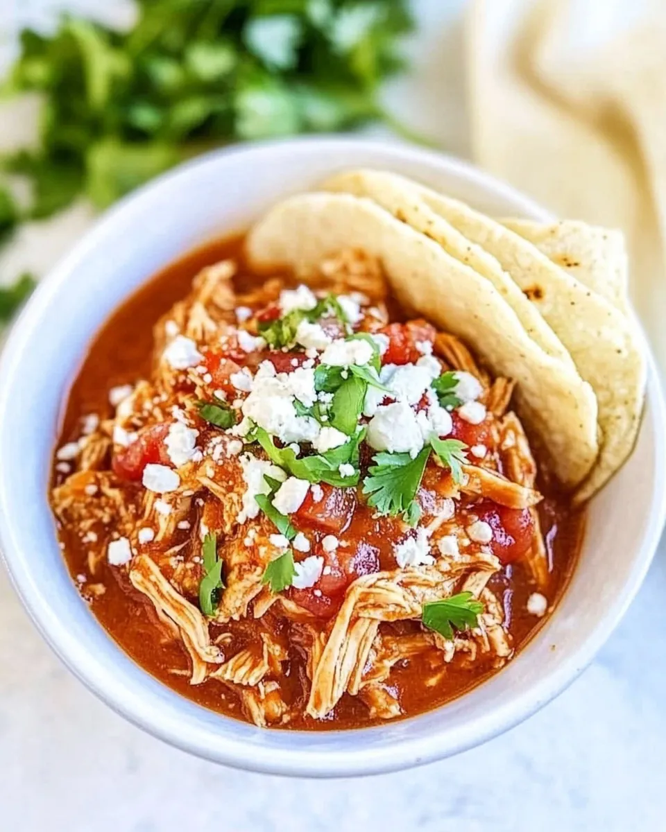 Delicious Crock Pot Chicken Tinga image