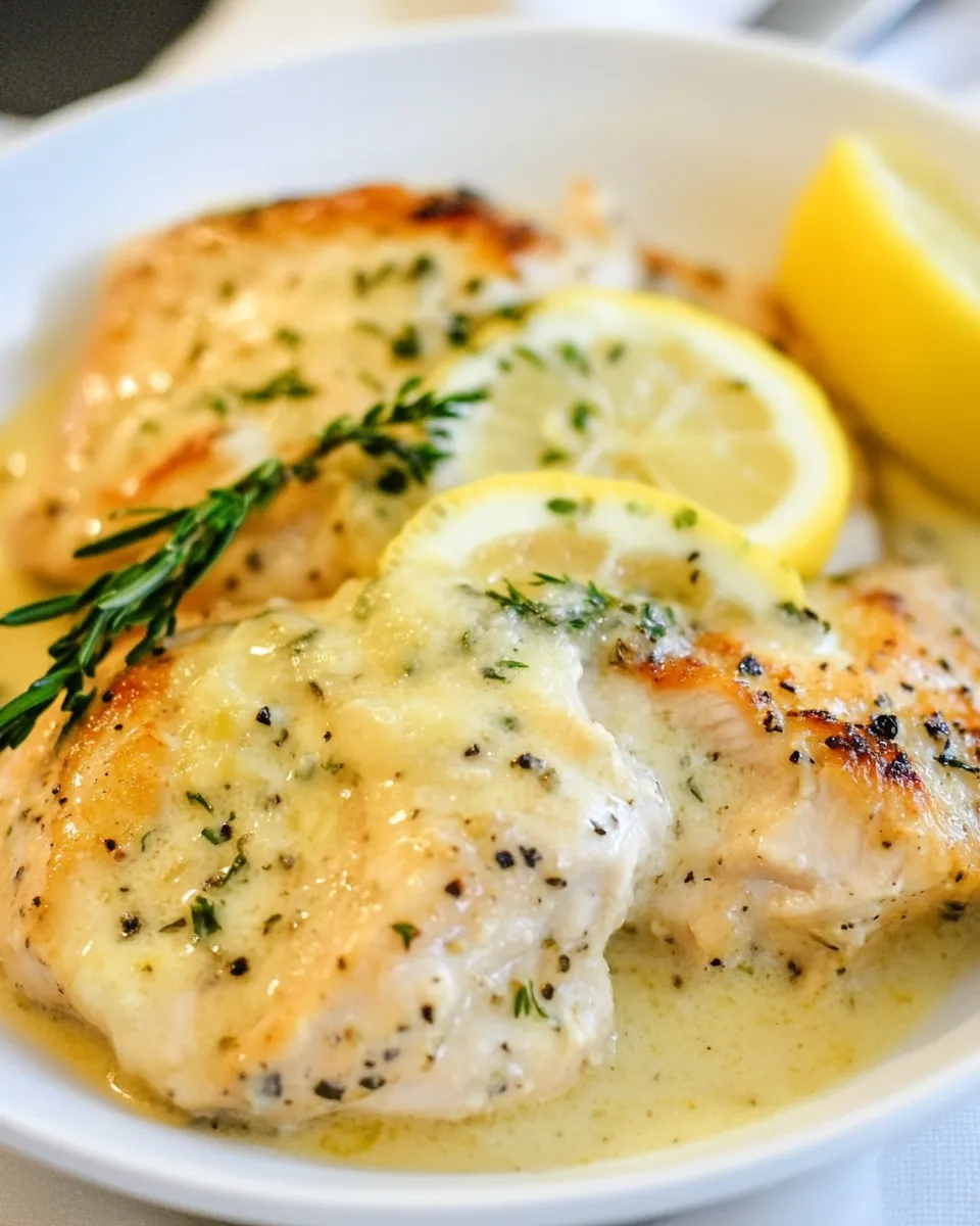 Classic Crock Pot Creamy Lemon Chicken image