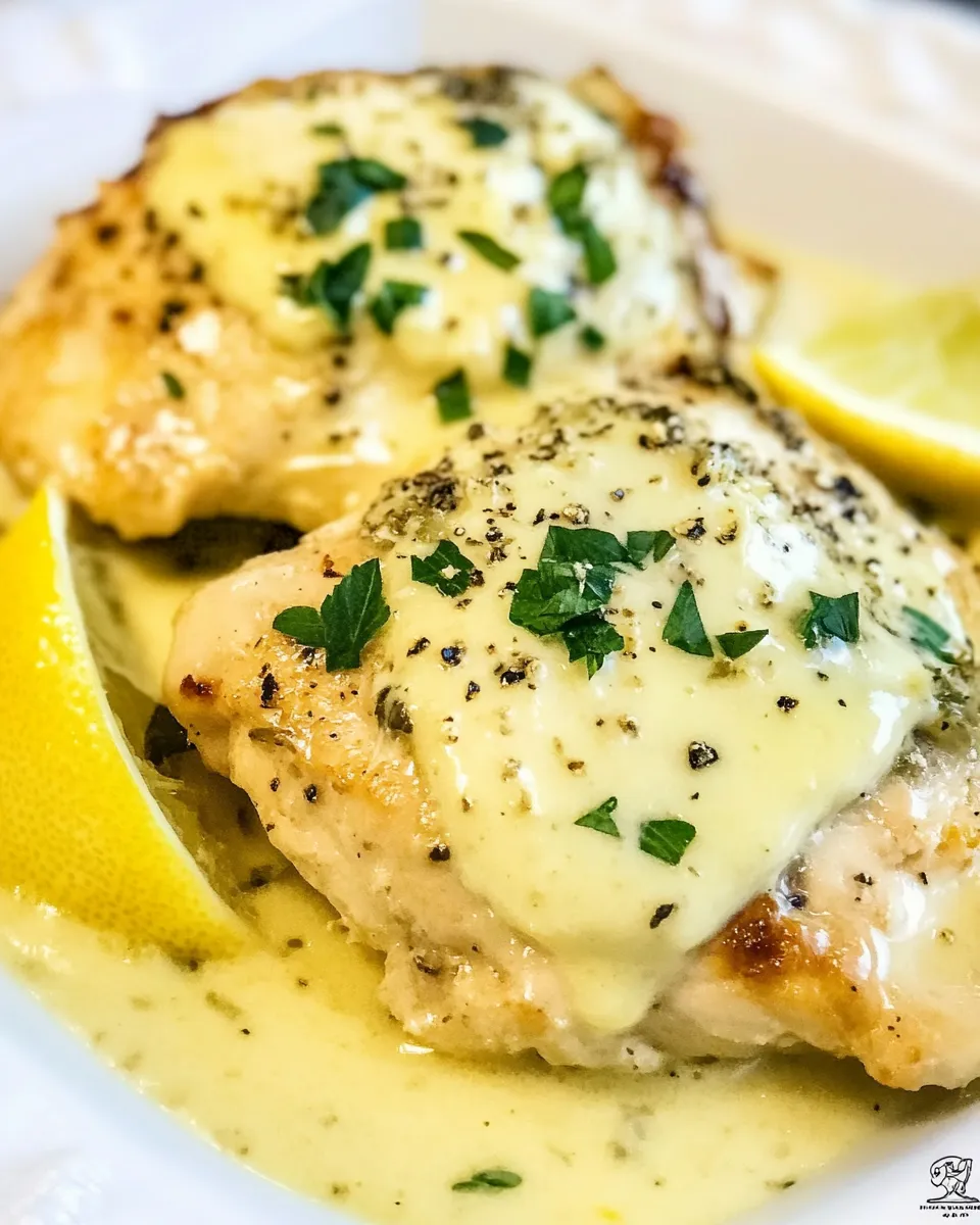 Easy Crock Pot Creamy Lemon Chicken recipe photo
