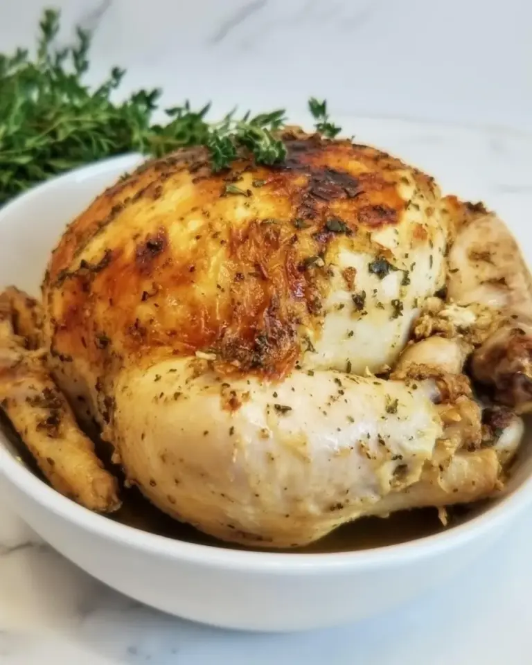 Homemade Crock Pot Rotisserie Chicken recipe photo