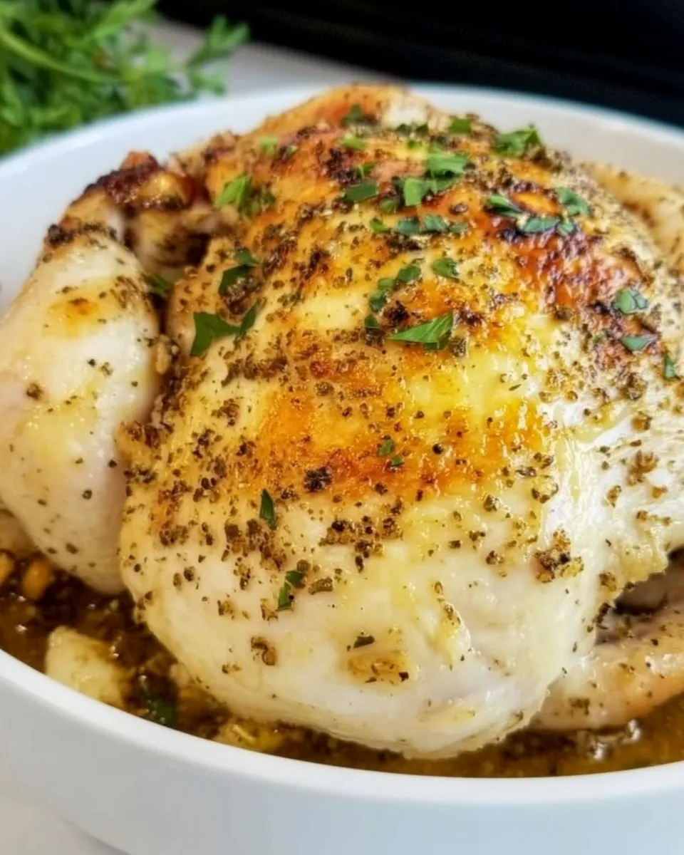 Classic Crock Pot Rotisserie Chicken dish photo