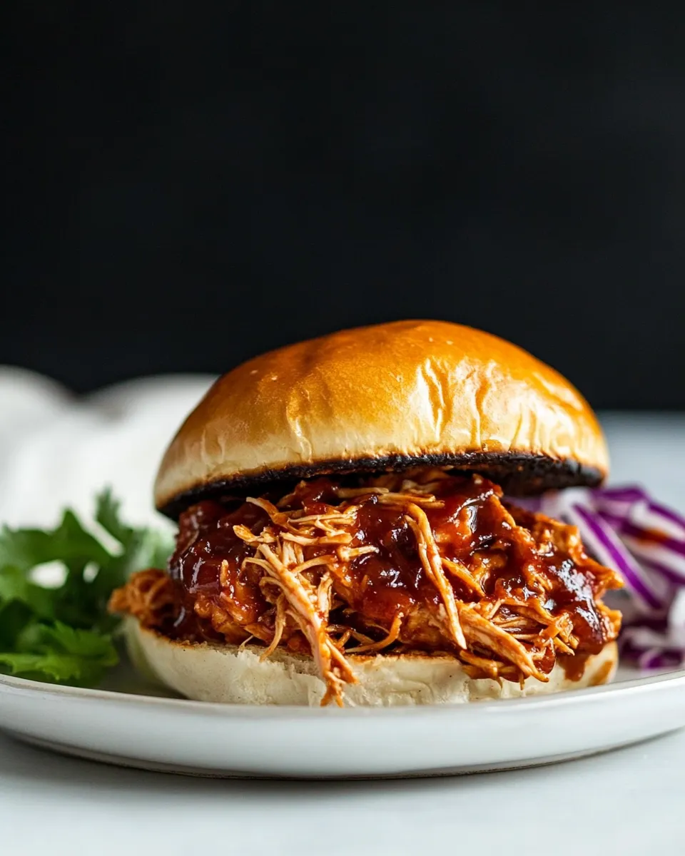 Homemade Crockpot BBQ Pulled Chicken photo