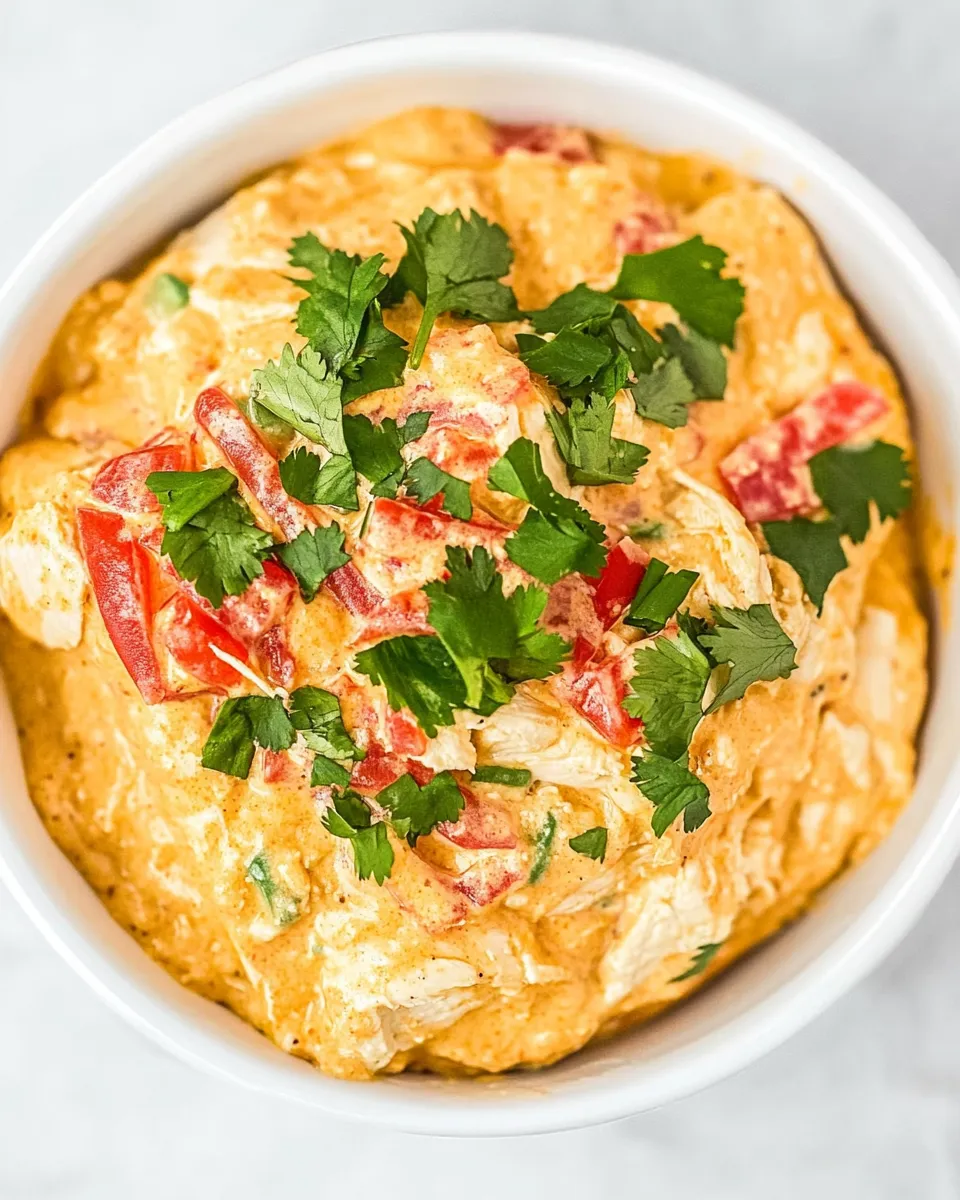 Homemade Crockpot Queso Chicken photo