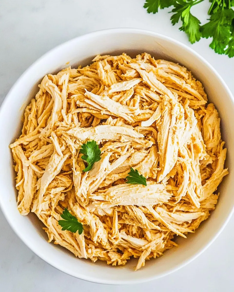 Delicious Crockpot Shredded Chicken recipe photo